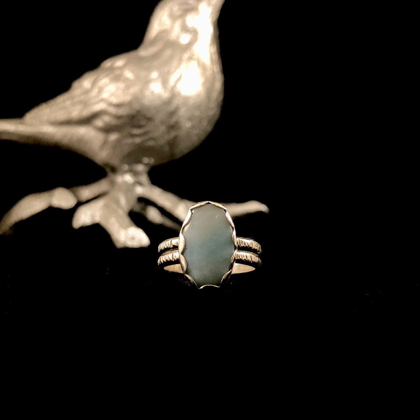 Amazonite Oval Rings