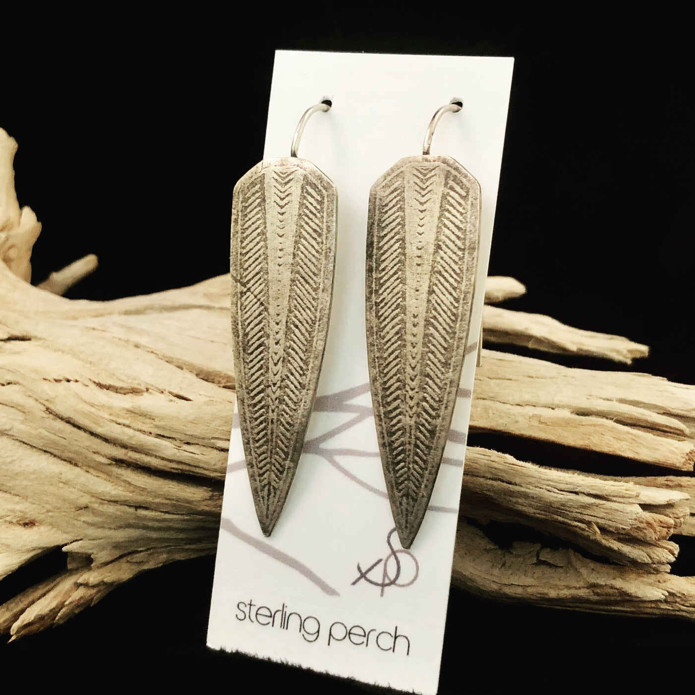 Shield Earrings (hooks or posts)