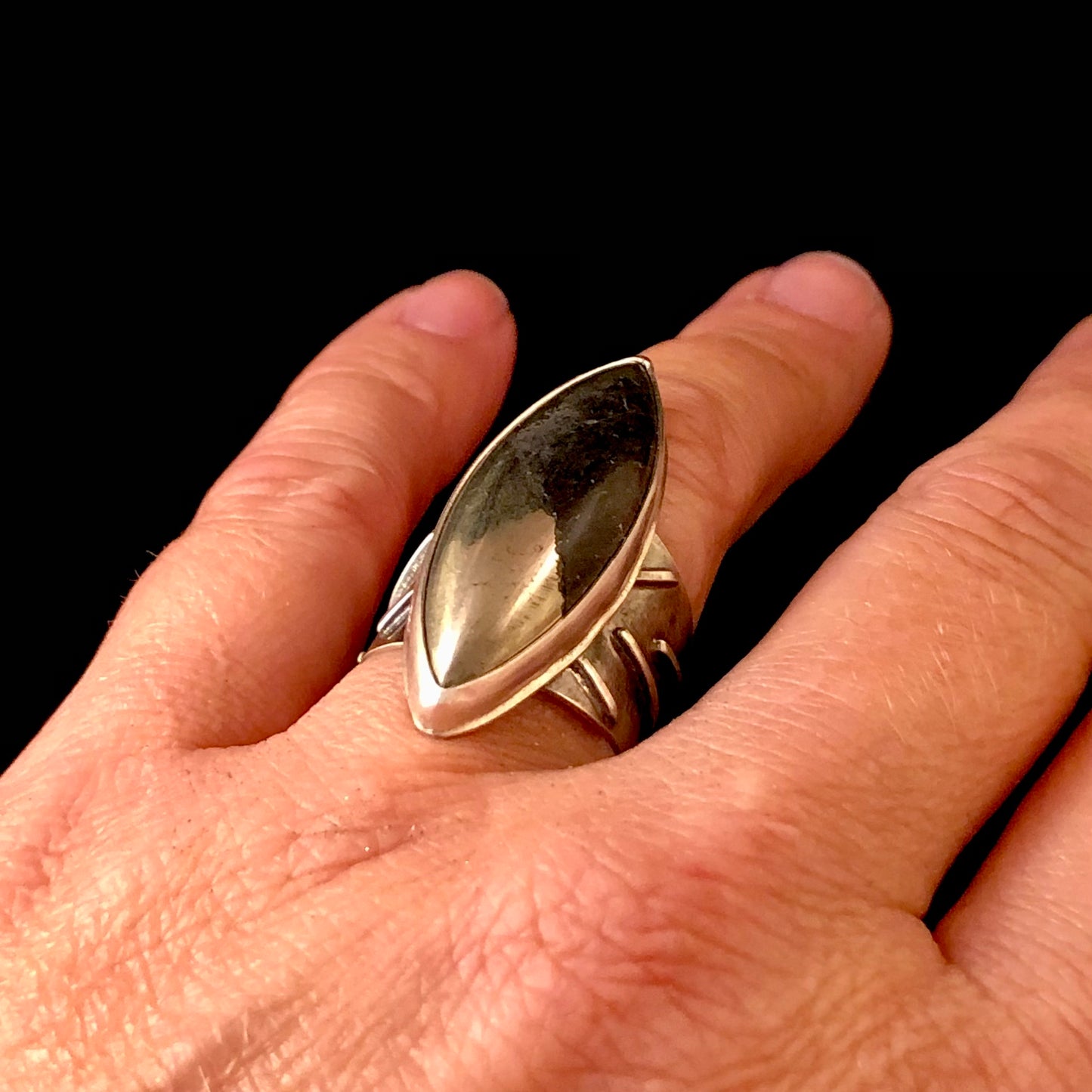 Apache Gold Party Ring: Size 7.5-8