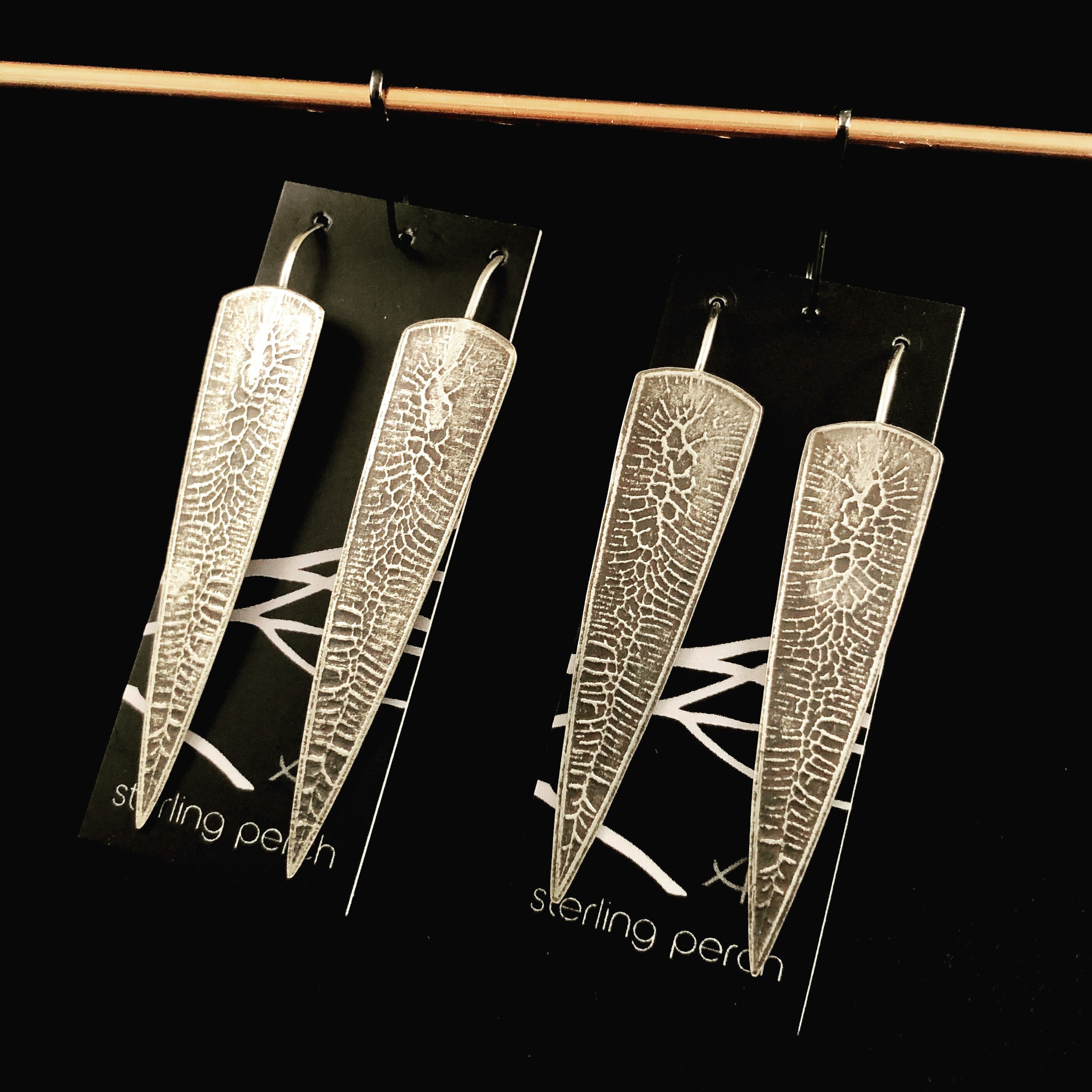 Sterling Perch Earrings Sterling Perch Jewelry