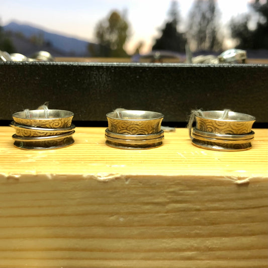 Destash Spinner Rings-size 6