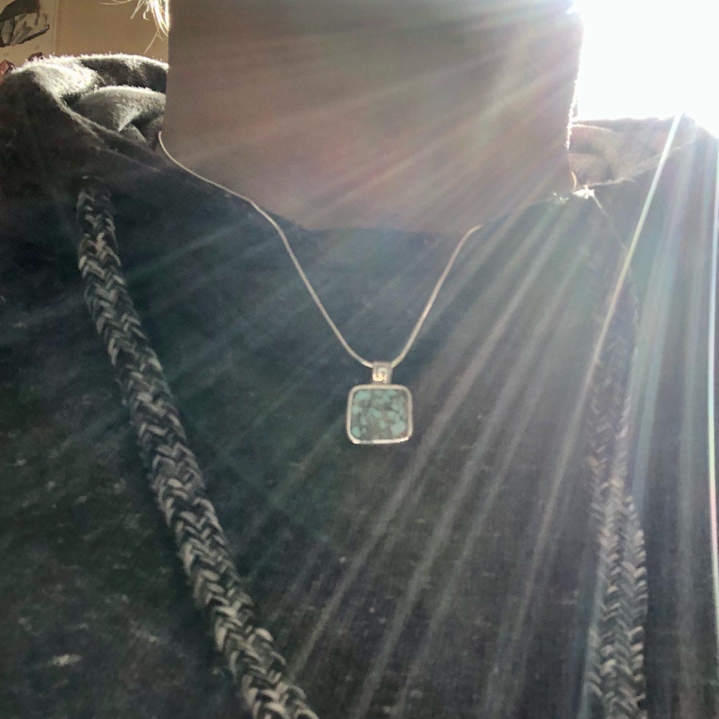 Memorial Ashes Imprint Disc Necklace | For Him or For Her - Hold upon Heart